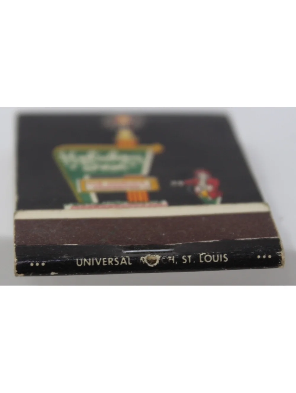 Vintage 1960s Holiday Inn Holidex Matchbook Hot Springs Lake Hamilton Arkansas